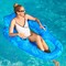 Premium Inflatable Pool Floats Lounger Adult, Fabric Pool Floaties Lounge with Cup Holders Backrest Recliner for Pool Party